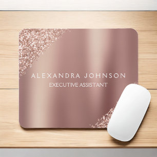 Mousepad Rosa Dourado brilho Diminuição Da Brilho Rosa