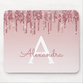 Mousepad Rosa Dourado Drives Rosa-Brilhante Monograma Mouse