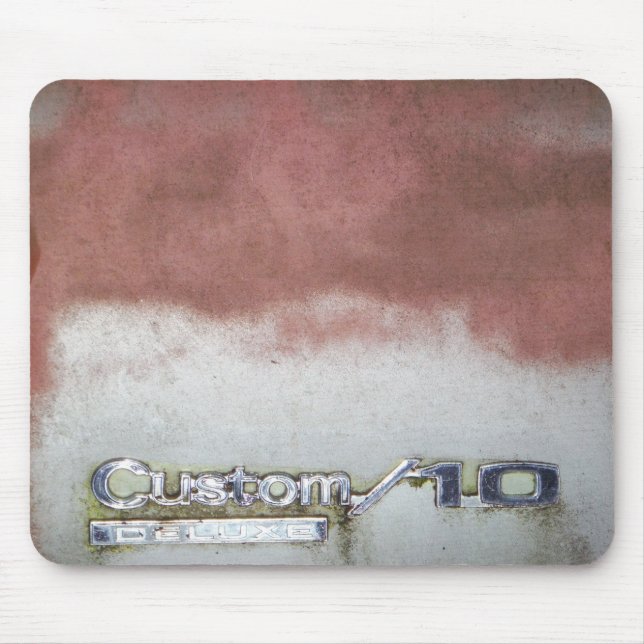 Mousepad rosa e branco deluxe personalizados (Frente)