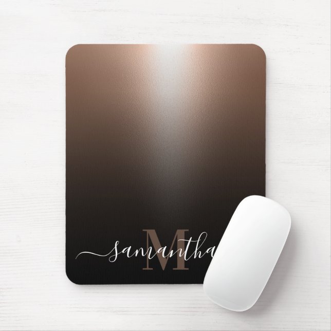 Mousepad Rosa Gold Foil (Com mouse)