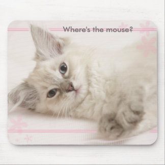 Mousepad Rosa onde está o rato?