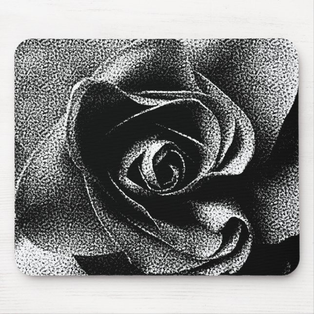 MOUSEPAD ROSA PRETO (Frente)