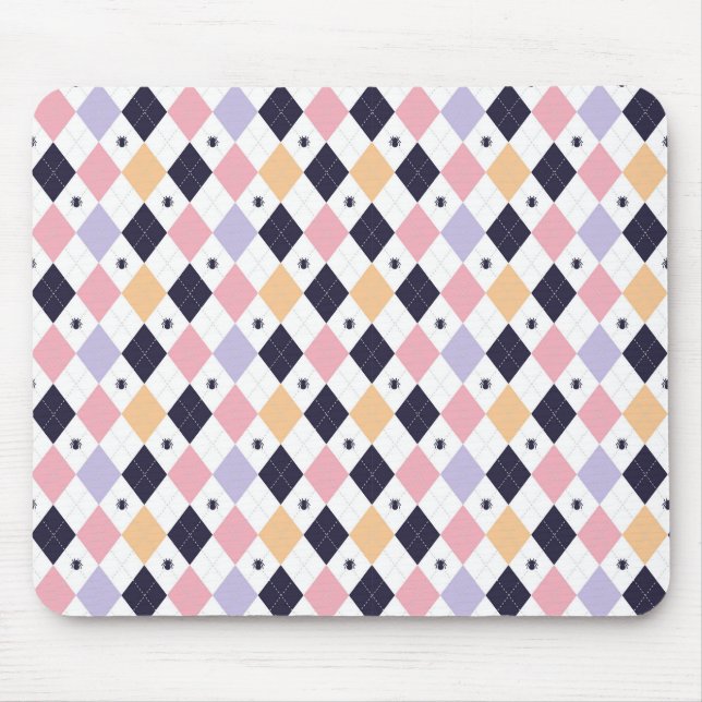 Mousepad Rosa Puro Diamante com Aranha (Frente)