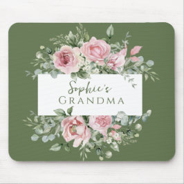 Mousepad Rosa Rosa Avó Cor-de-Rosa