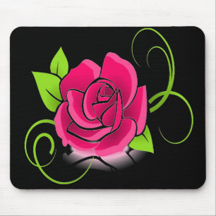 Mousepad Rosa Rosa Rosa Brilhante