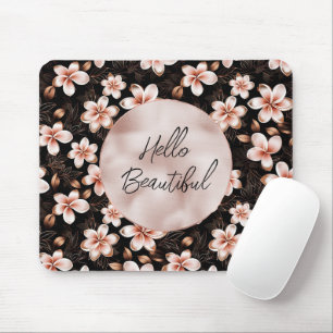 Mousepad Rosa Rosa Rosa Rosa Dourada, Rosa Negra
