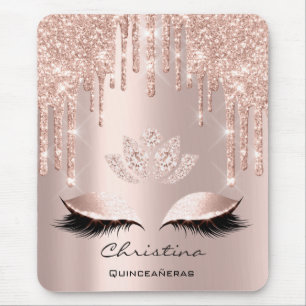 Mousepad Rosa Rosa Rosa Rosa Rosa Dourada Blush Drive Spark