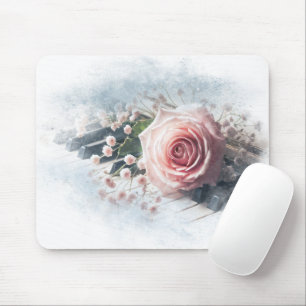 Mousepad Rosa Rosa Rosa Rosa Rosa Em Chaves Piano