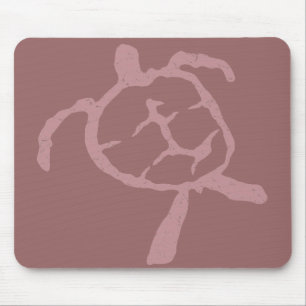 Mousepad rosa-tartaruga