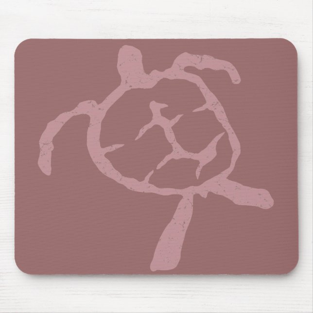 Mousepad rosa-tartaruga (Frente)