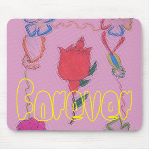 Mousepad Rosa vermelha a rosa: Impressão/Gráfico de Borda F