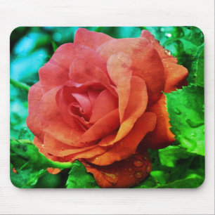 Mousepad Rosa vermelha Flower Art