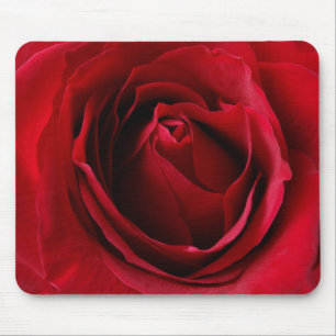 Mousepad rosa vermelha profunda