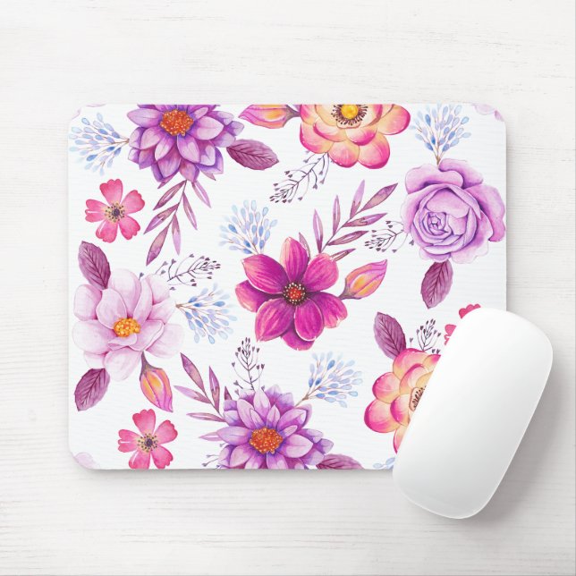 Mousepad Rosa violeta (Com mouse)