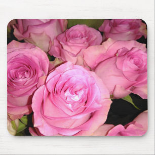 Mousepad Rosas cor-de-rosa