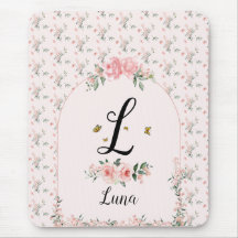 Rosas Cor-de-Rosa Elegantes em Aquarela com Borbol