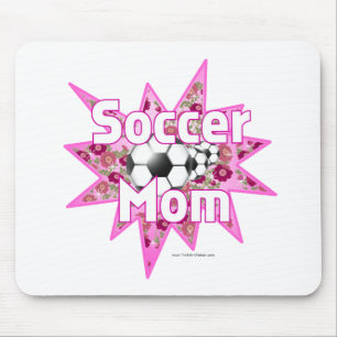 Mousepad Rosas da mãe de futebol
