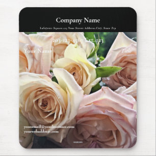 Mousepad Rosas de Bloco de Ofertas do Funcionário - HAMbyWG