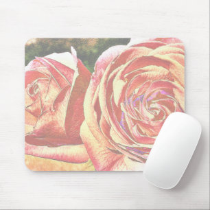 Mousepad Rosas de chá do Jardim