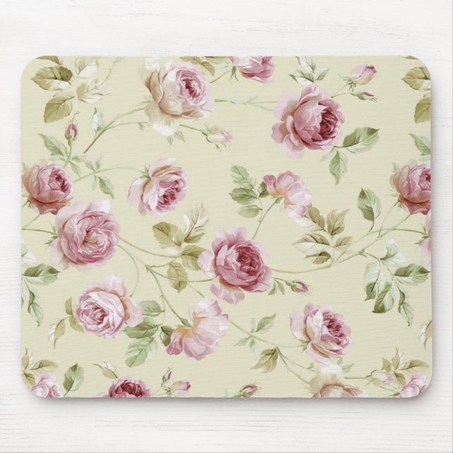 Mousepad Rosas do vintage (Frente)