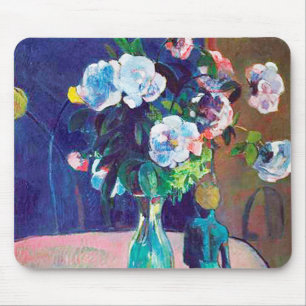 Mousepad Rosas e estatuto, Gauguin