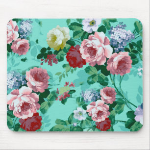 Mousepad Rosas e flores coloridas
