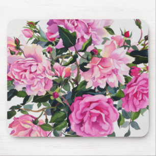 Mousepad Rosas em um frasco de vidro