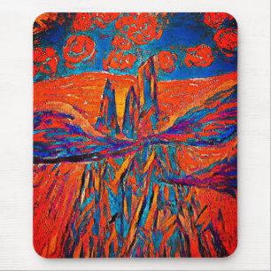 Mousepad Rosas expressivos no céu