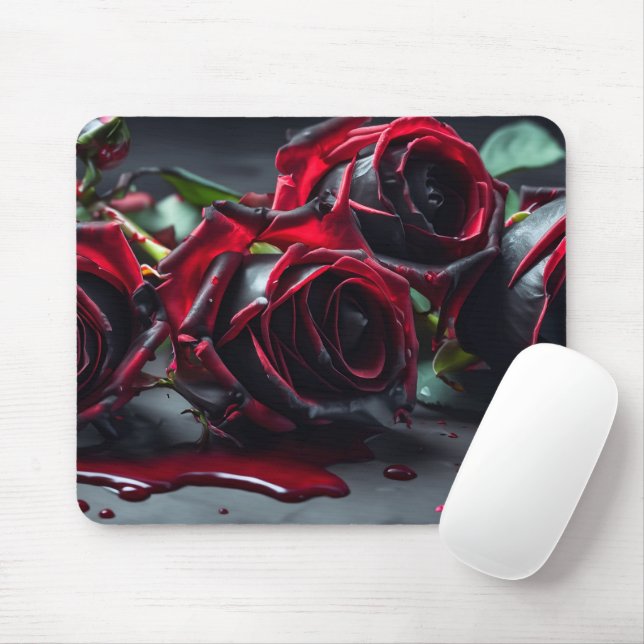 Mousepad Rosas góticos (Com mouse)
