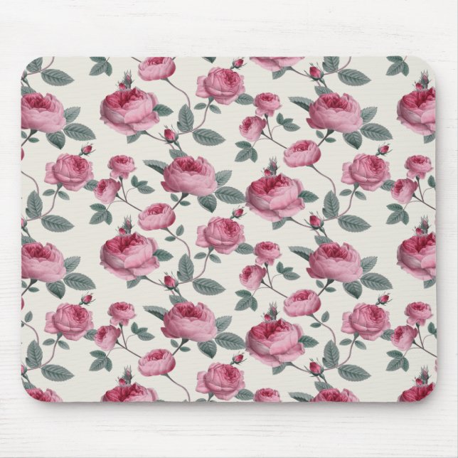 Mousepad Rosas Rosa (Frente)