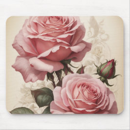 Mousepad "Rosas rosa"