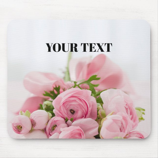 Mousepad Rosas Rosa Românticas (Frente)