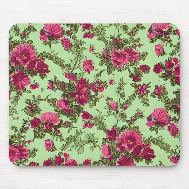 Mousepad Rosas Rosa Vitorianas (Frente)