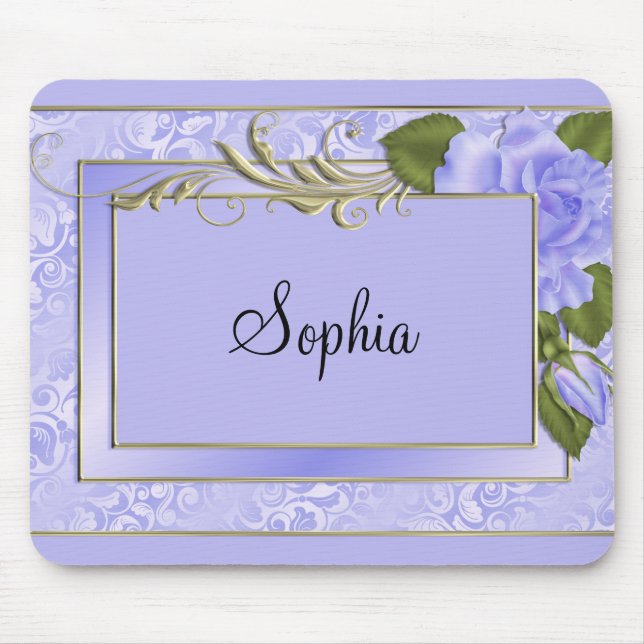 Mousepad Rosas roxas (Frente)