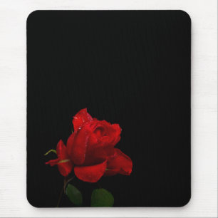 Mousepad Rosas são vermelhos
