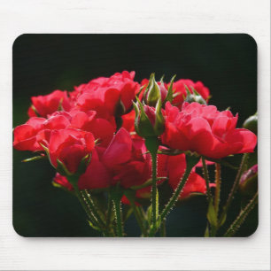 Mousepad Rosas vermelhas