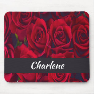 Mousepad rosas vermelhas novas