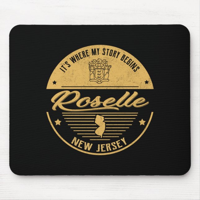 Mousepad Roselle New Jersey Its Where My Story Begins _1  (Frente)