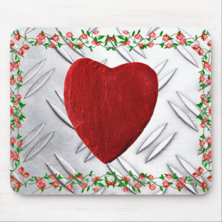 Mousepad Rosenrahmen mit Herz