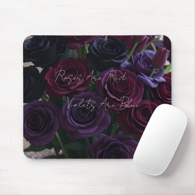 Mousepad Roses are Red, Violets Are Blue (Com mouse)