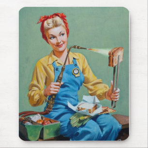Mousepad Rosie o rebitador faz o queijo brindado