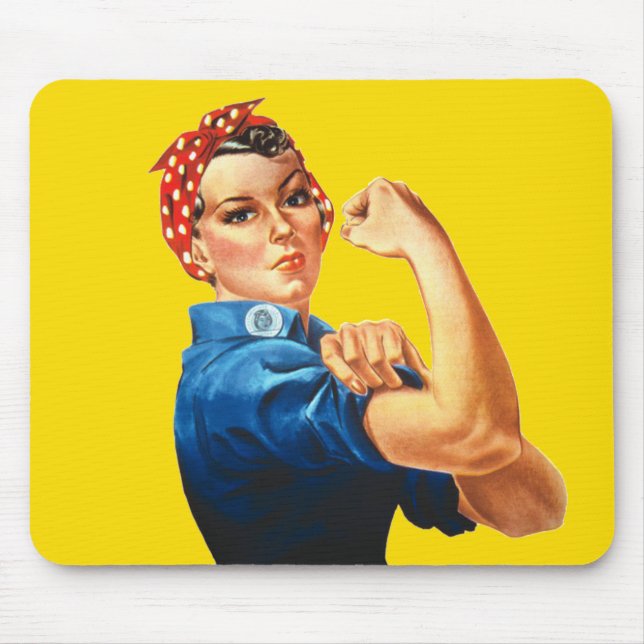Mousepad Rosie the Riveter (Frente)