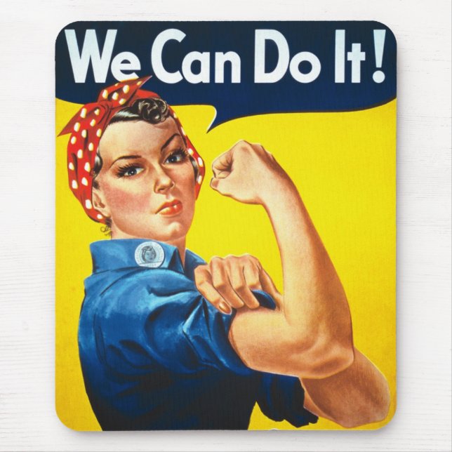 Mousepad Rosie The Riveter (Frente)