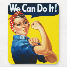 Mousepad Rosie the Riveter (Poster Icônica) (Nós podemos fa