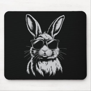 Mousepad Rosto Coelho Com Pulmões Para Rapazes Crianças Pás