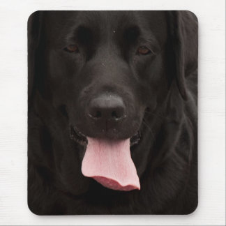 Mousepad Rosto de cachorro preto