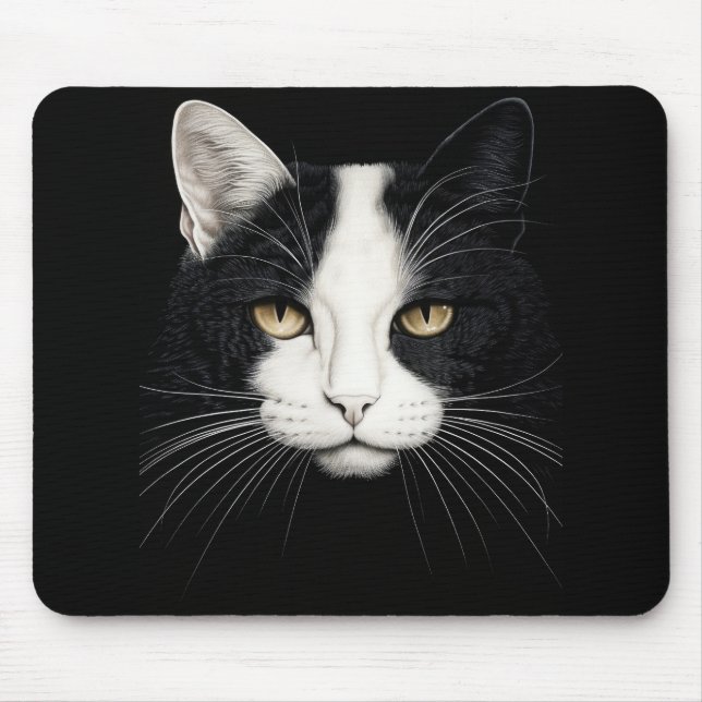 Mousepad Rosto de Gato Bonito (Frente)