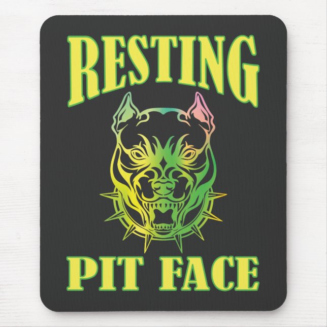 Mousepad Rosto de Pit em Descanso (Frente)