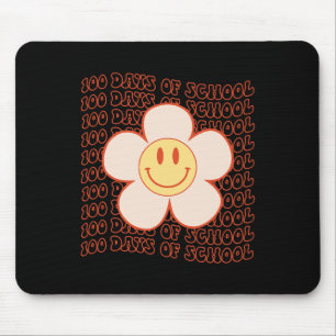 Mousepad Rosto Feliz De Groovy 100 Dias De Ensino 100º Da