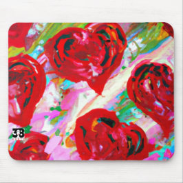 Mousepad Rosy Hearts